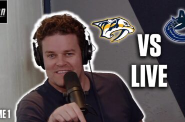 Stanley Cup Playoffs - Vancouver Canucks vs. Nashville Predators - Game 1 LIVE w/ Adam Wylde