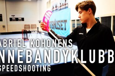 Gabriel Kohonen Innebandyklubba + speedshooting