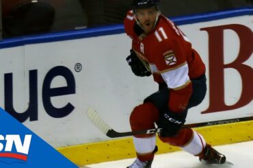 "Hooby Dooby Doo!" Jonathan Huberdeau Scores His 100th Goal To Force Overtime