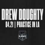 Defenseman Drew Doughty | 04.21 LA Kings Practice Ahead of Round One vs Oilers | Media
