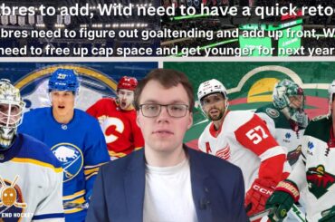 NHL Offseason Preview: Sabres to add up front and on blueline, Wild to get younger and clear cap.