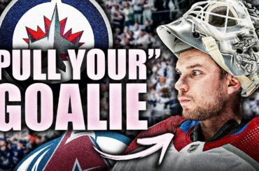 JETS FANS CHANT "PULL YOUR GOALIE" AT ALEXANDAR GEORGIEV & THE COLORADO AVALANCHE
