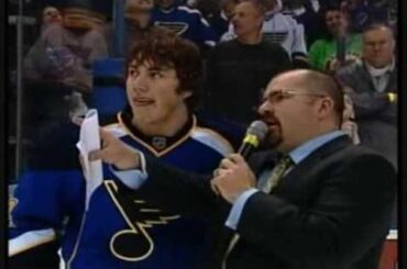 TJ Oshie crowd-requested post-game interview
