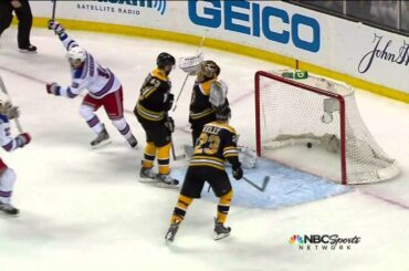 Ryan McDonagh snapshot goal 1-1 May 16 2013 NY Rangers vs Boston Bruins NHL Hockey