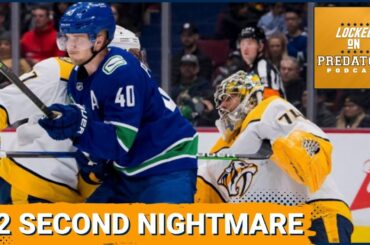 Nashville Predators Played Uncharacteristic Third Period, Drop Game One to Vancouver Canucks