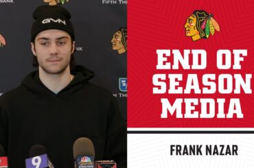 Frank Nazar End of Season Media | Chicago Blackhawks