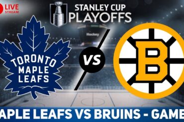 Toronto Maple Leafs vs Boston Bruins GAME 2 LIVE GAME REACTION & PLAY-BY-PLAY | NHL Live stream