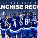 Jets tie franchise record for goals in playoff game with victory over Avs in opener