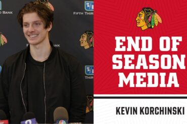 Kevin Korchinski End of Season Media | Chicago Blackhawks
