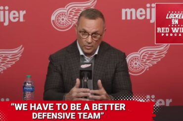 “We have to be a better defensive team.” Yzerman & Lalonde speak to success & failure