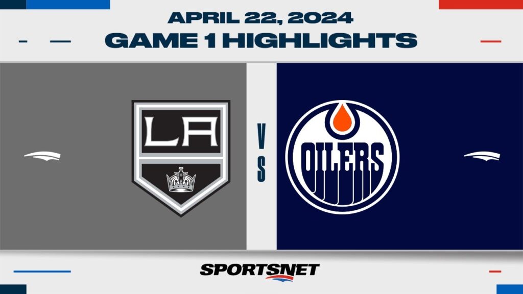 NHL Game 1 Highlights | Kings vs. Oilers – April 22, 2024
