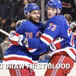 The New York Rangers Started Their Playoff Journey on the Right Foot with Some Surprising Scorers