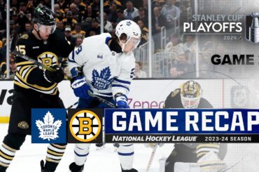 Gm 2: Maple Leafs at Bruins 4/22 | NHL Playoffs 2024