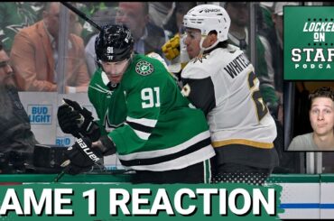 Game 1 Reaction: Stars fall 4-3 to VGK | Shaky start proves costly, adjustments must be made!