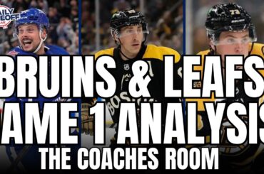 Bruins & Maple Leafs Game One Analysis : Jon Goyens Coaching Perspective | Daily Faceoff Live