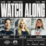 LA Kings at Edmonton Oilers - Round 1 Game 1 | LA Kings Live Watch-Along from Los Angeles!