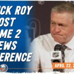 Patrick Roy on Islanders third period collapse leading to 5-3 loss in Carolina | SNY