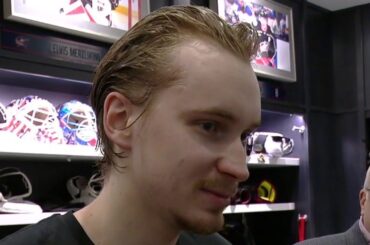 Daniil Tarasov speaks postgame on importance of protecting the goal