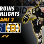 Bruins Playoff Highlights: Best of Boston's Battle With Toronto In Game 2