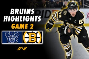 Bruins Playoff Highlights: Best of Boston's Battle With Toronto In Game 2