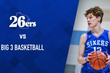 Wisconsin 26ers Blue vs Big 3 Basketball | Madness in the Midwest