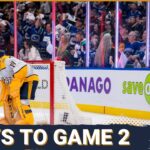 Three Keys to a Nashville Predators Game 2 Win over the Vancouver Canucks