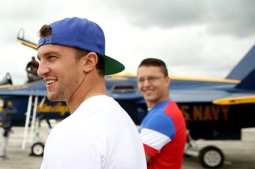 2015 Red Wings/Blue Angels - Glendening Takes Flight