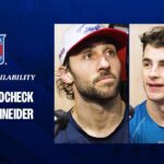 NYR vs WSH: Vincent Trocheck and Braden Schneider Pregame Media Availability | April 23, 2024