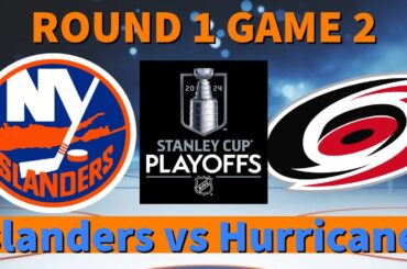 STANLEY CUP PLAYOFFS: New York Islanders vs Carolina Hurricanes ROUND 1 GAME 2 PBP & Reactions!