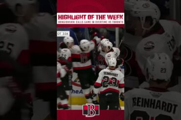 A Bongiovanni bomb wins it in OT vs Toronto 💣 🚨 #ForTheB #HighlightoftheWeek