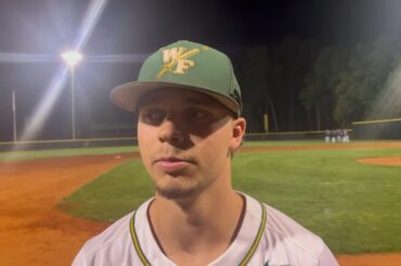 West Florence's Peyton Rogers, Coach Josh Brown & South Florence Coach Kenny Gray