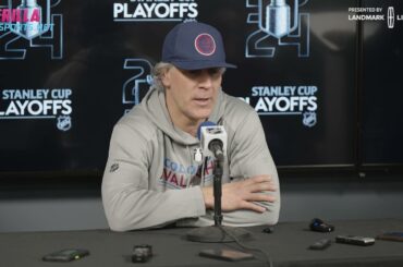 GEORGIEV BACK IN NET | Jared Bednar Morning Skate Interview | Avalanche @ Jets | Game 2