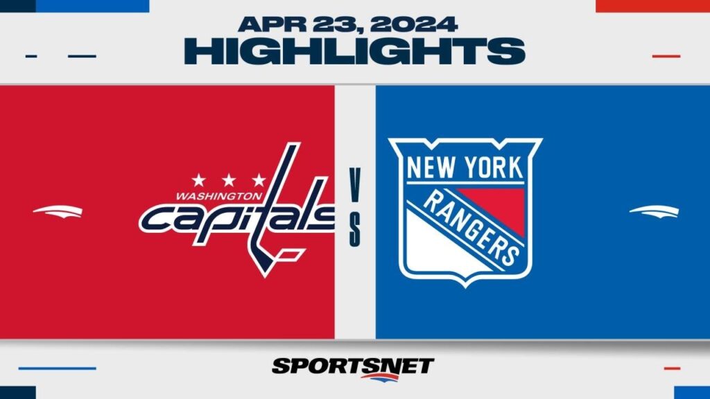 NHL Game 2 Highlights | Capitals vs. Rangers – April 23, 2024