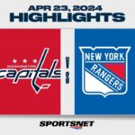 NHL Game 2 Highlights | Capitals vs. Rangers - April 23, 2024