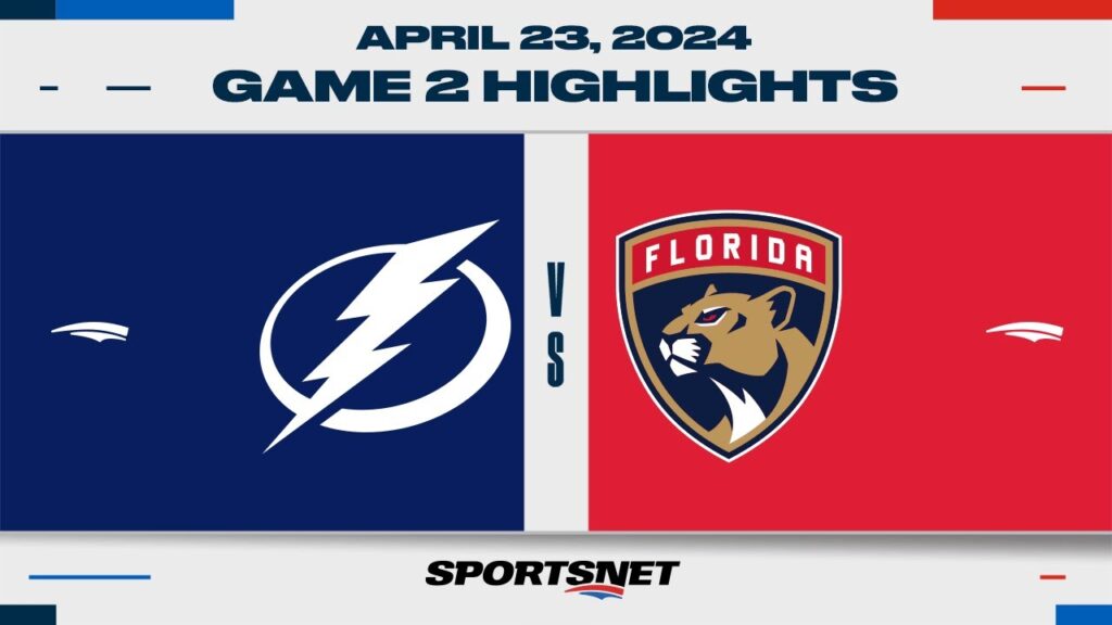NHL Game 2 Highlights | Lightning vs. Panthers – April 23, 2024