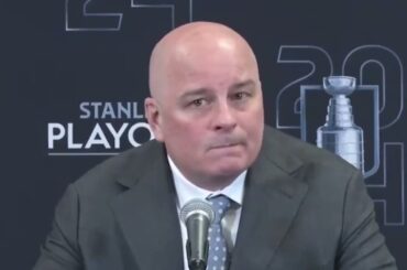 Jim Montgomery on Bruins Game 2 Loss to Leafs, Decision to START Ullmark | Postgame