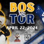 NHL Pick - Toronto Maple Leafs vs Boston Bruins Prediction, 4/22/2024 Free Best Bets & Odds