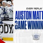 EVERY LOOK OF AUSTON MATTHEWS' GAME WINNING GOAL