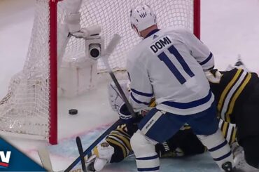 Maple Leafs' Max Domi Answers Bruins Score With Tying Goal 14 Seconds Later