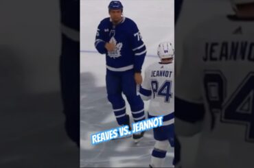 Reaves vs Jeannot 🥊  Maple Leafs vs Lighting - The winner is? #shorts