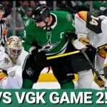 Dallas Stars vs VGK Game 2 | Building off the Positives, Wyatt Johnston's line, and keys for tonight
