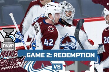 Redemption for Georgiev and the Colorado Avalanche as they tie the series with the Winnipeg Jets
