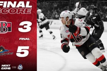 HIGHLIGHTS: Belleville Senators - 3 @ Cleveland Monsters - 5