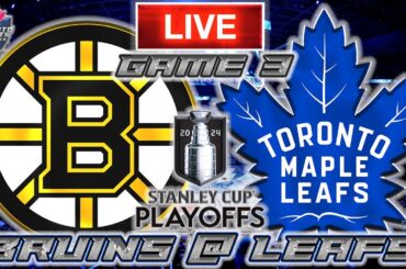 Boston Bruins vs Toronto Maple Leafs Game 3 LIVE Stream Game Audio | NHL Playoffs Streamcast & Chat