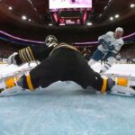 Ilya Lyubushkin assists on Matthews's game winner vs Bruins in game 2 (22 apr 2024)