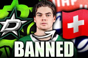 THIS DALLAS STARS TOP PROSPECT JUST GOT BANNED From His National Team (Lian Bichsel, Switzerland)