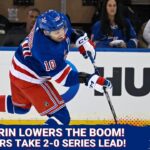 Panarin lowers the BOOM! Rangers hold off Caps to win Game 2... but need to find the knockout punch!