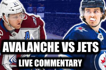 Colorado Avalanche vs Winnipeg Jets Game 1 LIVE COMMENTARY