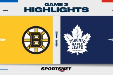 NHL Game 3 Highlights | Bruins vs. Maple Leafs - April 24, 2024