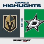 NHL Game 2 Highlights | Golden Knights vs. Stars - April 24, 2024